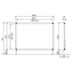 PGバリアスタンド PG-32R A1 SM/B シルバー(梨地調) 屋内用