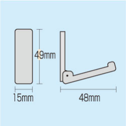 HK 収納フック バラタイプ 小　(25個入)